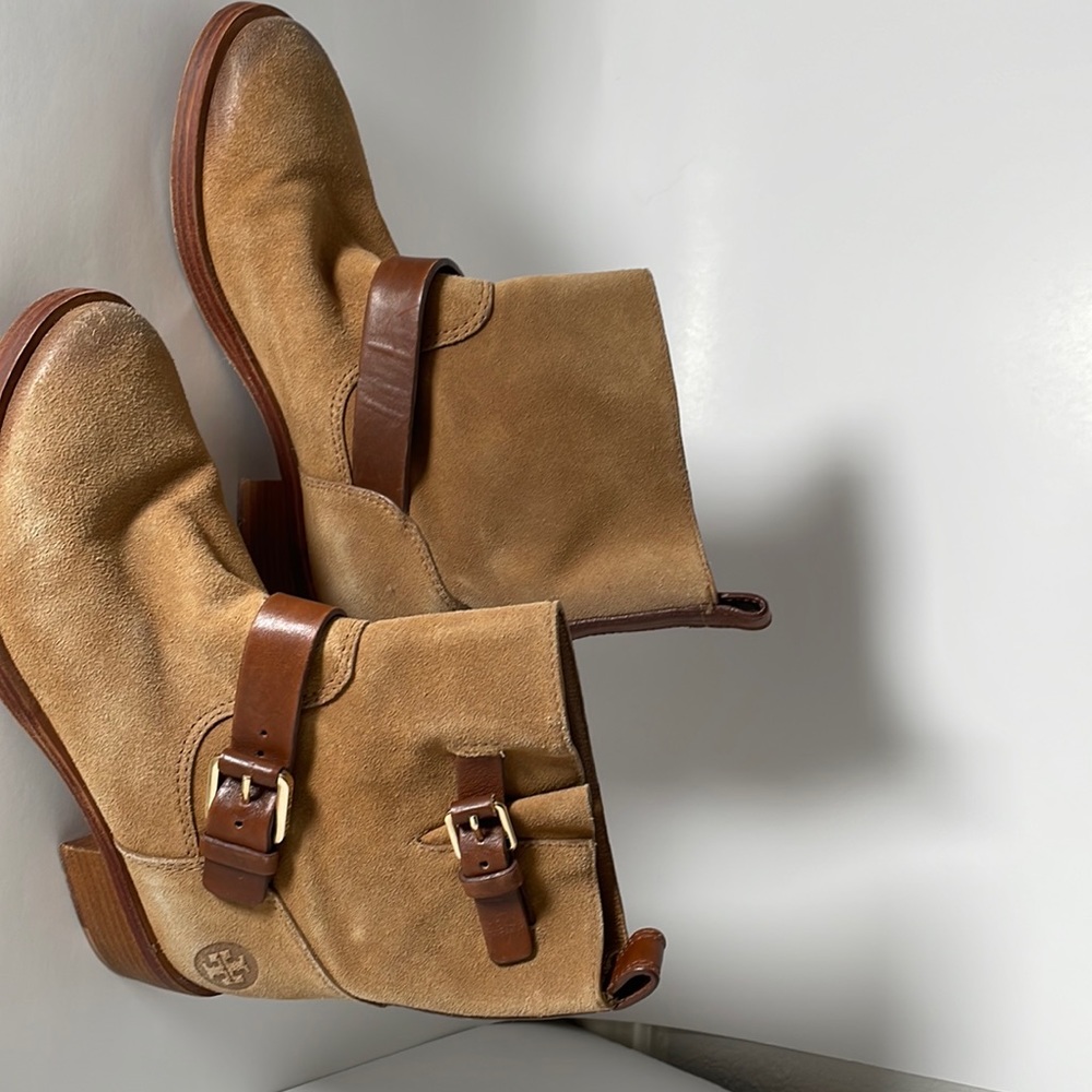 Tory Burch motto boots